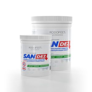 Профессиональное средство для стирки и дезинфекции "SANDEZ" PODOFEET Professional